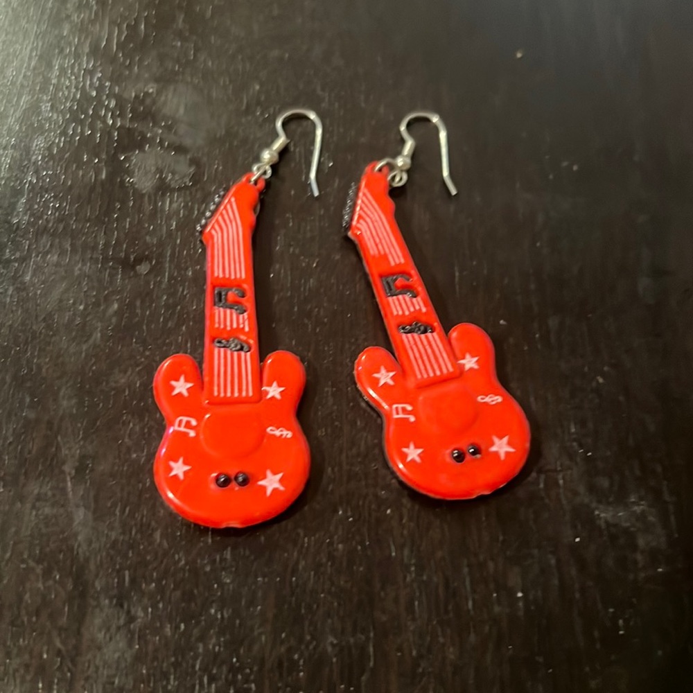Guitar Earrings
